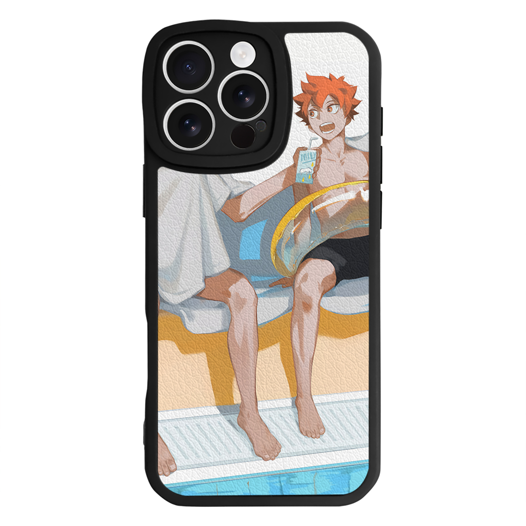 （画像用） ハイキュー!! Haikyu!! 【iPhone 16シリーズ対応】シリコンスマホケース（レザー調） 材質：シリコン